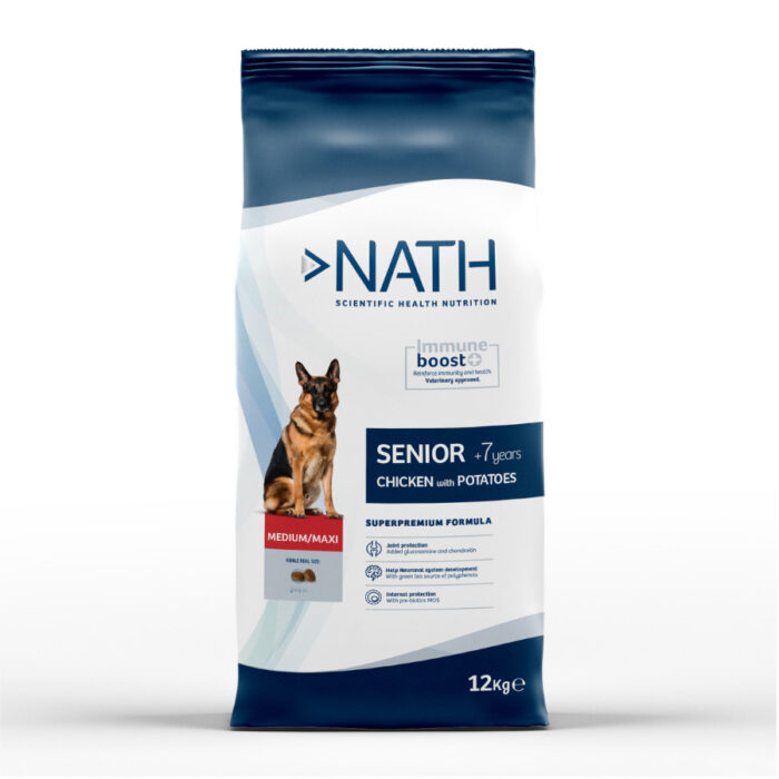 Nath Senior Medium & Maxi pienso para perros - Imagen 2