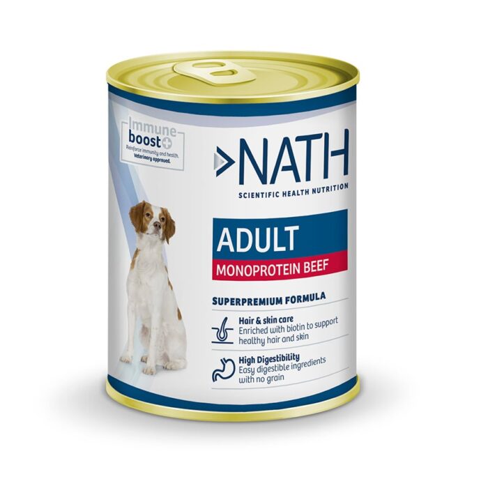 Nath Adult Monoprotein Ternera lata para perros
